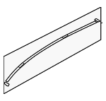 91046FN000 - : Roof Molding for Subaru: Crosstrek, Impreza Image
