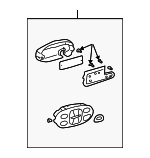 559000C020 - Body: Heater Control for Toyota: Sequoia Image