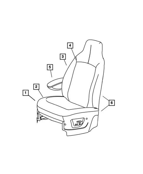 Front Seats and Attaching Parts for 2003 Chrysler Town & Country #11