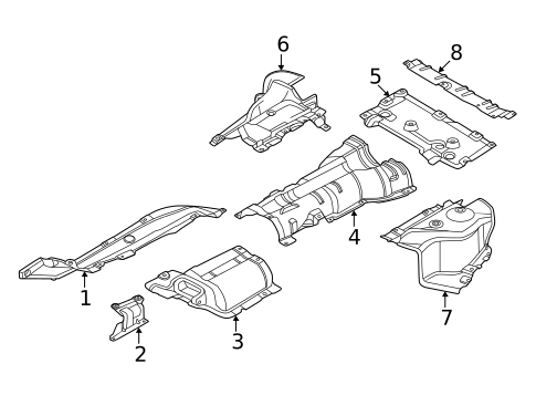 Heat Shields for 2025 BMW X3 #0