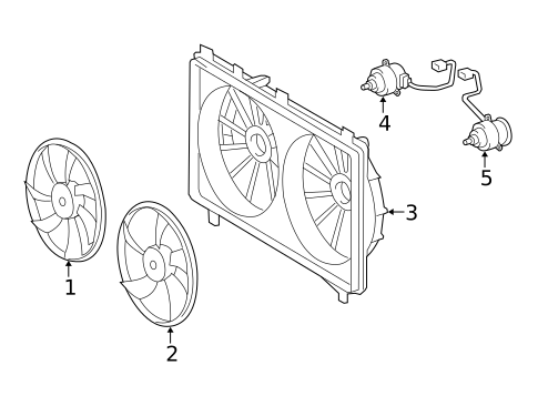 Cooling Fan for 2025 Lexus IS300 #0
