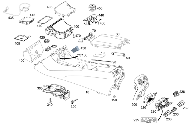 2056890021 - Trim: Holding Strap for Mercedes-Benz Image image