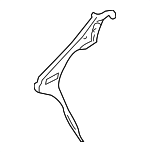 41213405134 - Body: Connector Plate for BMW: X3 Image