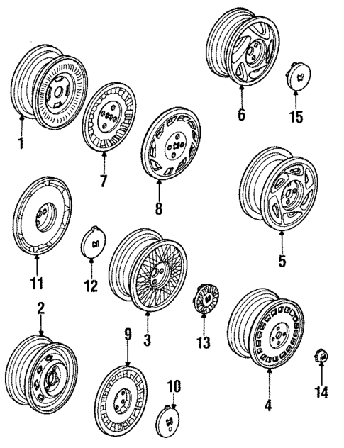 Wheels for 1990 Honda Prelude #0