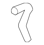 80271SLNA00 - HVAC: AC &amp; Heater Case Drain Hose for Honda: Fit Image