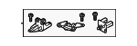 4N0998122A - Electrical: Headlight Hardware Kit for Audi Image