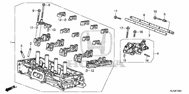 Cylinder Head (2.4L) for 2019 Honda CR-V #0