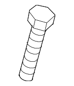 986063 - Body: Front Shield Screw for Volvo Image