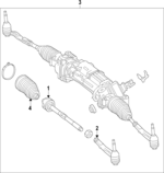 2064601102 - : Rack                                     for Mercedes-Benz Image