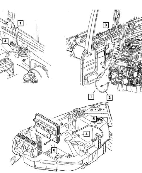 Wiring-Powertrain for 2011 Jeep Wrangler #1
