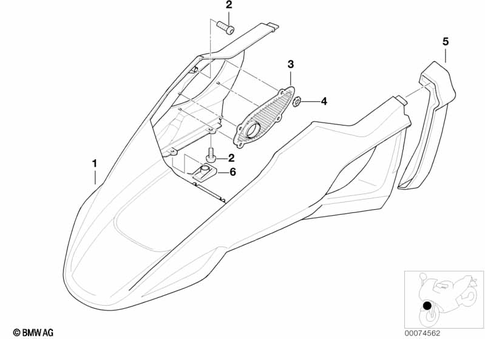 Front Wheel Fender for 2004 BMW-Motorrad R 1150 GS #0