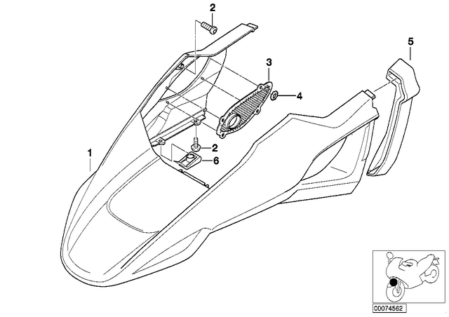 46612328821 - : Grid Left for BMW-Motorrad Image
