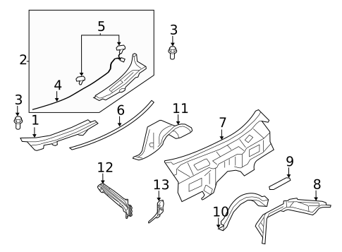 Cowl for 2024 Nissan GT-R #0