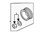 21903119L - Electrical: Alternator Pulley for Volkswagen Image