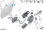51227175717 - : Left Operating Rod for BMW Image