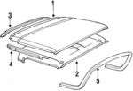 F3TZ9850202A - Body: Roof Panel for Ford: Bronco Image