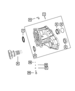 68071192AB - MP3023; 2 Speed Transfer Case: Front Case Half for Mopar Image