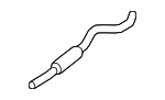 18307645939 - Exhaust: Center Muffler for BMW Image