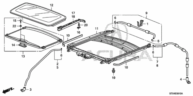 Sliding Roof for 2007 Acura MDX #0