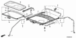 32132SM4003 - Interior/Bumper: BAND, WIRE HARNESS OFFSET (20)(122.5MM) (BLACK) for Acura Image