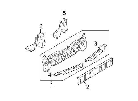 Rear Body for 2007 Nissan Murano #0