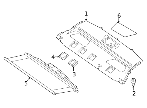 Interior Trim - Rear Body for 2016 Nissan Maxima #0