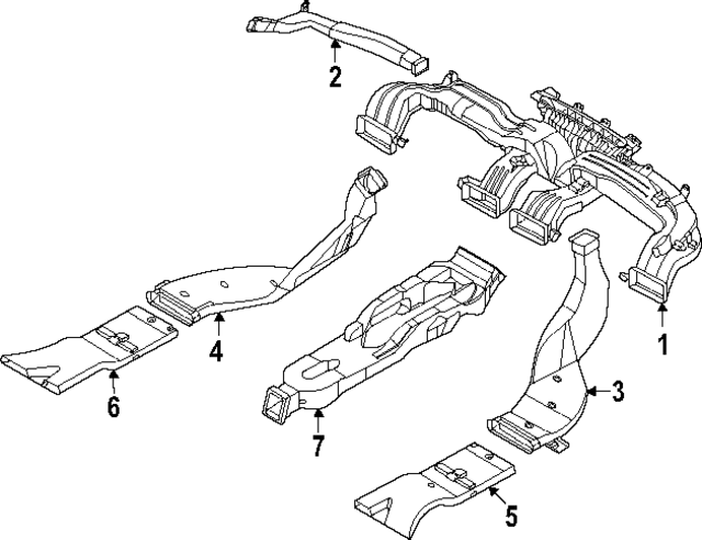 97380GG000 - : Defroster Duct for Kia Image