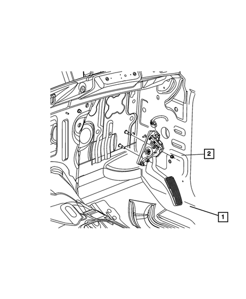 Accelerator Pedal for 2007 Dodge Nitro #0