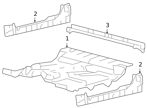 Floor - Cab for 2008 Ford F-150 #1