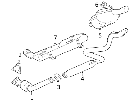 Exhaust Components for 2006 Chevrolet Cobalt #0