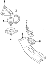8250083 - Engine: Mount Bracket for Volvo Image image