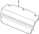 993555245605FV - Body: Rear Trim for Porsche Image