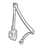 4818S0KA20ZB - Electrical: Belt &amp; Retractor for Acura Image