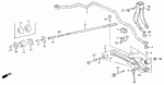 51300SD4J02 - Chassis: SPRING, FR. STABILIZER for Acura Image