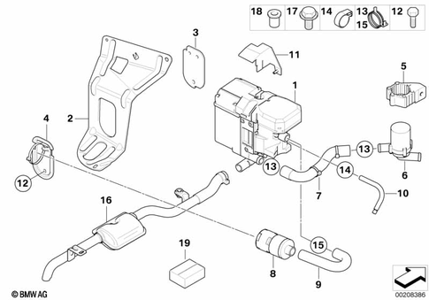 Auxiliary Heating for 2005 BMW 550i #0
