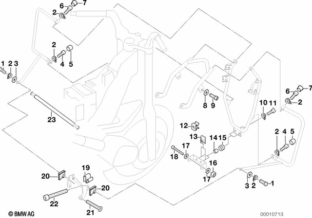 7119904446 - Frame and Mounting Parts: Washer for BMW-Motorrad Image