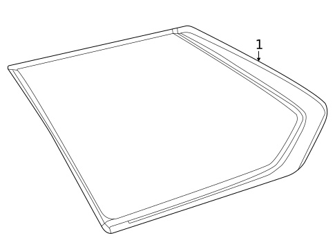 Glass & Hardware for 2025 Toyota Sequoia #0