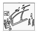 89024829 - Body: Uniside Assembly for Chevrolet: Classic, Malibu | Oldsmobile: Cutlass Image