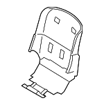 7170650010A6 - Body: Seat Back Panel for Lexus: LS460, LS600h Image