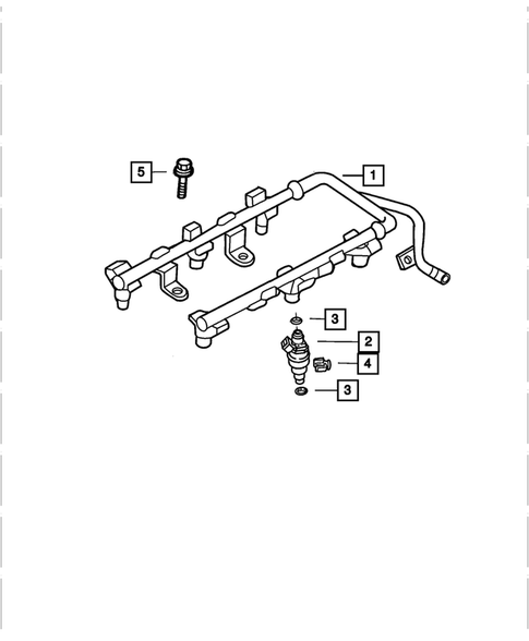 Fuel Rail for 2006 Chrysler Sebring #0