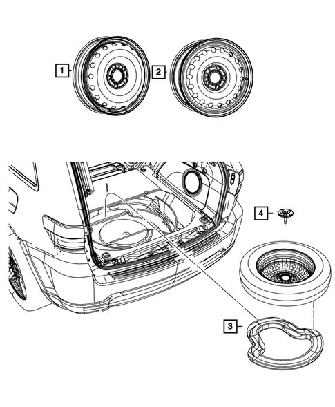 Wheel Spare for 2014 Jeep Grand Cherokee #0