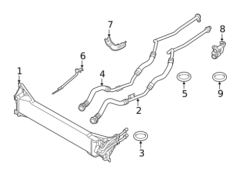 Trans Oil Cooler for 2021 BMW X3 #0