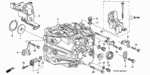 21104PPP000 - Transmission - Manual: PLATE M, OIL GUIDE for Honda Image image