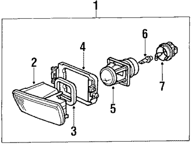 63171390880 - Electrical: Fog Lamp Assembly for BMW Image