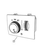 68189149AA - Electrical: Headlamp Switch for Jeep: Grand Cherokee Image