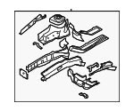 8S4Z16054A - Body: Apron/Rail Assembly for Ford: Focus Image image