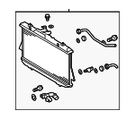 160410V050 - Cooling System: Radiator for Toyota Image image