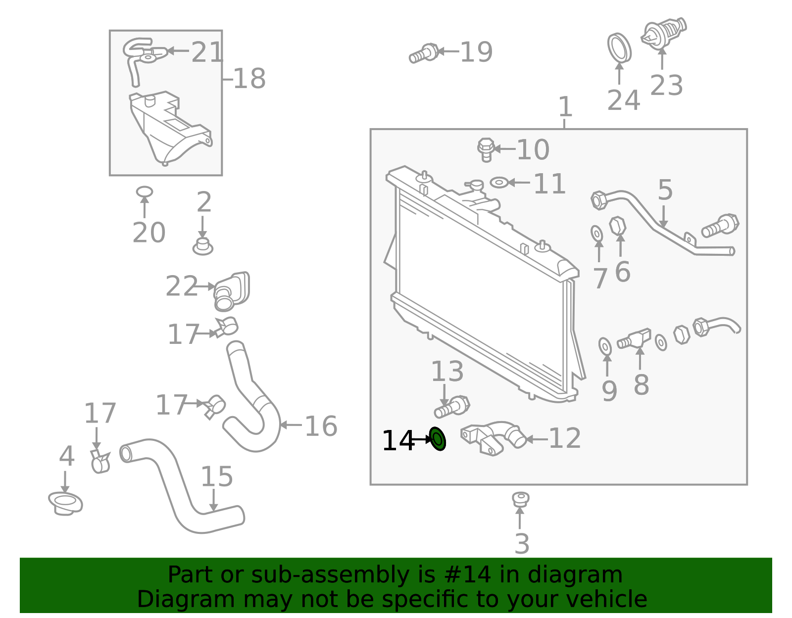 16492 2010-2013 Toyota Highlander Engine Coolant Pipe Seal 16492-36050 | OEM ...
