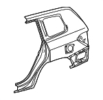 616110E041 - Body: Quarter Panel for Toyota Image image