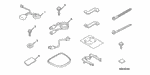 9410305800 - Accessory Components: WASHER, PLAIN (5MM) for Honda Image